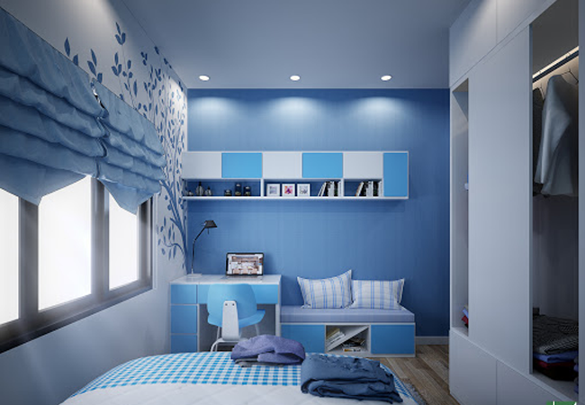 Nội thất phòng ngủ màu xanh dương là một phong cách nội thất đầy tinh tế và hiện đại. Top 20 Mẫu Nội Thất Phòng Ngủ Màu Xanh Dương Đẹp Nhất sẽ giúp bạn có thể tìm kiếm ngay cho mình chiếc giường và phòng ngủ hoàn hảo nhất. Bạn có thể tận hưởng cảm giác thư thái và sự thanh tịnh tại phòng ngủ với màu xanh dương đẹp nhất đấy!